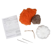 Load image into Gallery viewer, Needle Felting Kit: Pumpkin