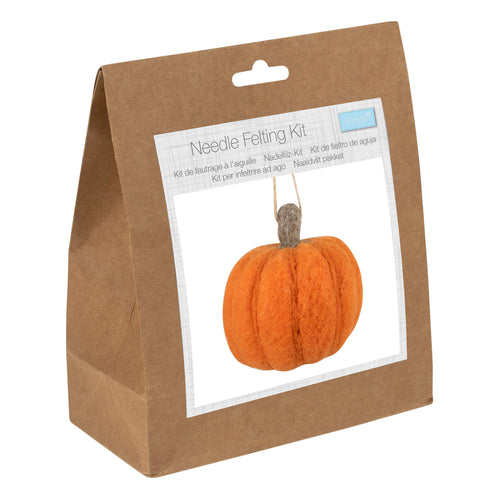 Needle Felting Kit: Pumpkin