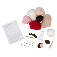 Load image into Gallery viewer, Needle Felting Kit: Christmas: Woodland Mouse