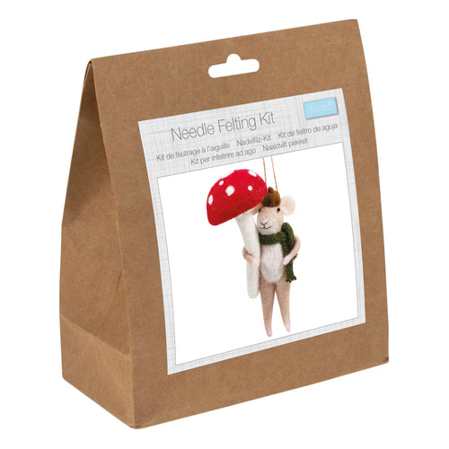 Needle Felting Kit: Christmas: Woodland Mouse