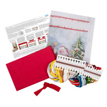 Load image into Gallery viewer, Half Stitch Tapestry Kit Stocking Father Christmas can be personalised with any name up to 11 characters