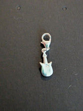 Load image into Gallery viewer, Sterling silver stamped 925 clip on charm guitar music