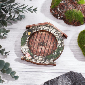 Fairy Door, Miniature Garden, Round,  3d