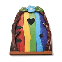 Load image into Gallery viewer, Fairy Door, Rainbow, Miniature Garden, tree