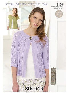 Knitting pattern sirdar 9166 Cardigan