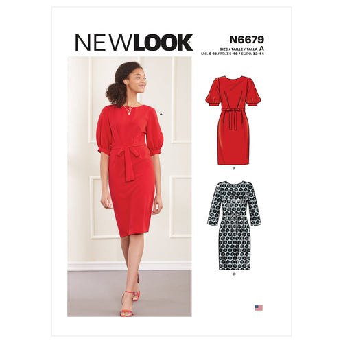 New Look Dresses Sewing Pattern 6679