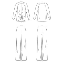 Load image into Gallery viewer, New Look Misses Top and Trousers Co-ordinates Sewing Pattern 6689