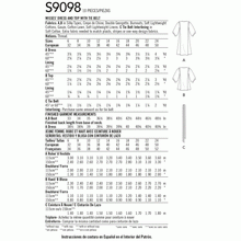 Load image into Gallery viewer, Simplicity Sewing Pattern S9098 Misses&#39; Dress &amp; Top With Tie Belt