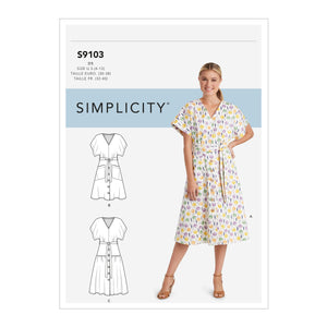 Simplicity Sewing Pattern S9103 Misses' Dresses