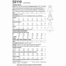 Load image into Gallery viewer, Simplicity Sewing Pattern S9119 Children&#39;s Dresses