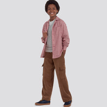 Load image into Gallery viewer, Simplicity Sewing Pattern S9201 Children&#39;s and Boys&#39; Shirt, waistcoat and Pull-On Trousers